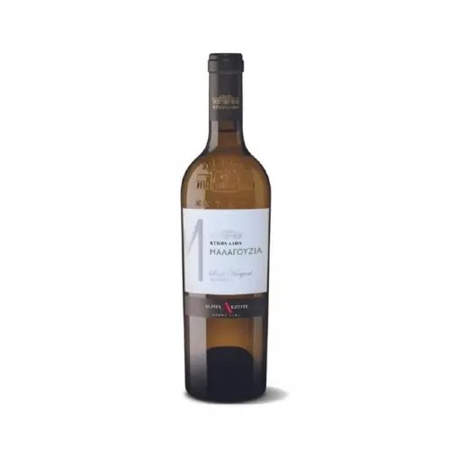 Μαλαγουζιά Λευκό Ξηρό 750ml — Κτήμα Άλφα